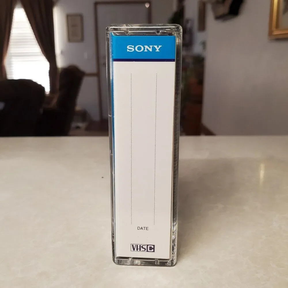 Sony VHS-C Premium Blank Camcorder Video Cassette Tape TC30VHG Opened but New